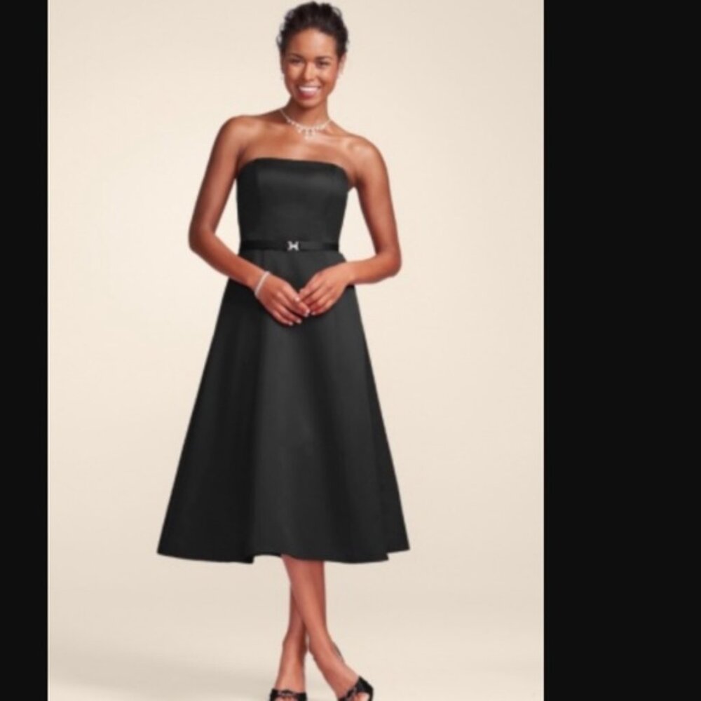 Michelangelo Black Strapless Party/Prom/Bridesmaid Dress, EUC, Size 22